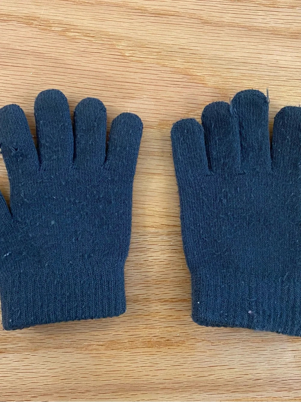 Nike Navy Gloves with White Swoosh